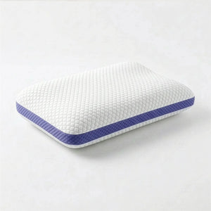 Purple White Memory Foam Pillow — Deep Sleep, Every Night