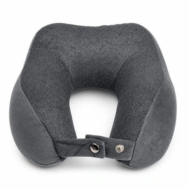 Cosymor grey U-shape memory foam travel neck pillow main product view