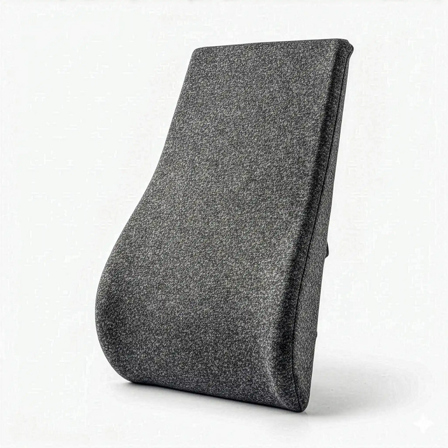 Cosymor memory foam lumbar support pillow front view for office chair