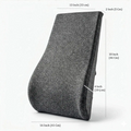 Cosymor ergonomic lumbar pillow placed on office chair back support