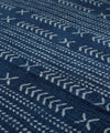Cosymor Blue Arrows Dots Print Boho Cotton Throw Blanket – Reversible Sofa & Bed Throw (50x70 Inch)