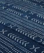 Cosymor Blue Arrows Dots Print Boho Cotton Throw Blanket – Reversible Sofa & Bed Throw (50x70 Inch)