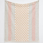 Mustard Woven Arch Sofa Bed Cotton Throw Blanket - (50x70 Inch) Cosymor