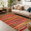 Cosymor Multicolor Jute Braided Area Rug – Handwoven Boho Floor Rug (3x5 Ft / 35x60 Inch)