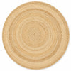Natural Round Braided Jute Rug – Handwoven Floor Rug (2 Ft / 24 Inch)