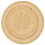 Natural Round Braided Jute Rug – Handwoven Floor Rug (2 Ft / 24 Inch)