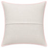 Light Pink Blush Leaf Cutwork Cotton Cushion Cover Set of 2 – 16x16 Inch