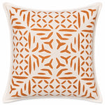 Multi Botanical Cutwork Cotton Cushion Covers Set of 2 – 16x16 Inch Cosymor