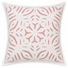 Off White Floral Cutwork Cotton Cushion Covers Set of 2 – 16x16 Inch Cosymor