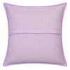 Lavender Botanical Cutwork Cotton Cushion Cover Set of 2 – 16x16 Inch Cosymor