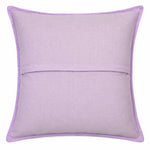 Lavender Botanical Cutwork Cotton Cushion Cover Set of 2 – 16x16 Inch Cosymor
