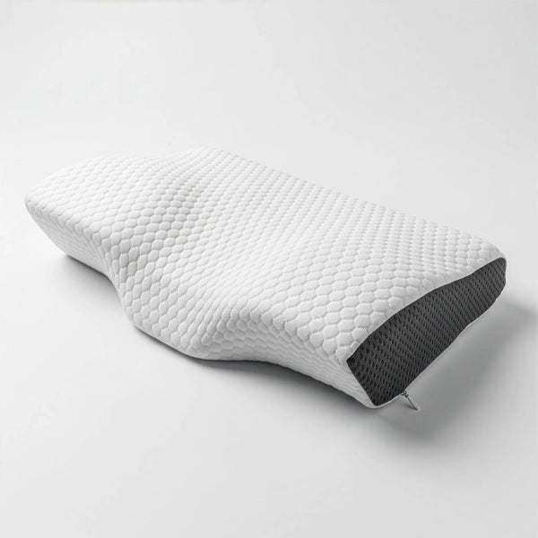 Cosymor cervical memory foam pillow orthopedic contour design front view