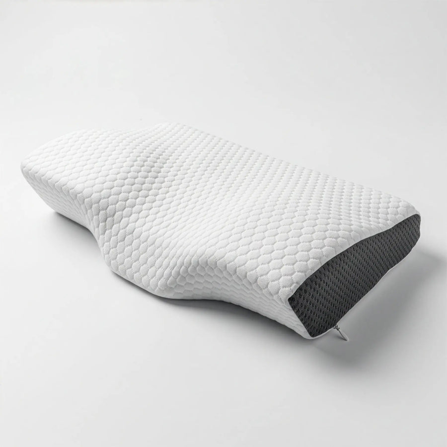 Cosymor cervical memory foam pillow orthopedic contour design front view