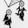 Large Black Love Heart Bohemian Dreamcatcher Wall Hanging