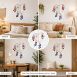 Large Colorful Love Heart Dreamcatcher Wall Hanging