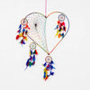 Large Colorful Love Heart Dreamcatcher Wall Hanging