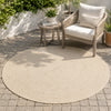 Natural Jute Sisal Braided Round Rug – Handwoven Beige Floor Rug (3 Ft / 36 Inch)
