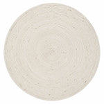 Natural Jute Sisal Braided Round Rug – Handwoven Beige Floor Rug (3 Ft / 36 Inch)