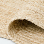Natural Jute Sisal Braided Round Rug – Handwoven Beige Floor Rug (3 Ft / 36 Inch)