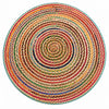 Multicolor Round Chindi Braided Rug – Handwoven Jute & Cotton Area Rug (5 Ft / 60 Inch)