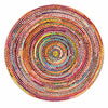 Cosymor Round Cotton Braided 6 FT Round Area Rug (6 Ft / 72 Inch)
