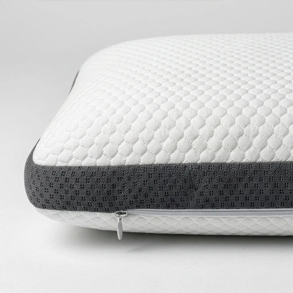 Cosymor memory foam pillow ergonomic contour shape side profile