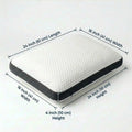 Cosymor cooling pillow bamboo soft cover texture close-up