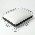 Cosymor cooling pillow bamboo soft cover texture close-up