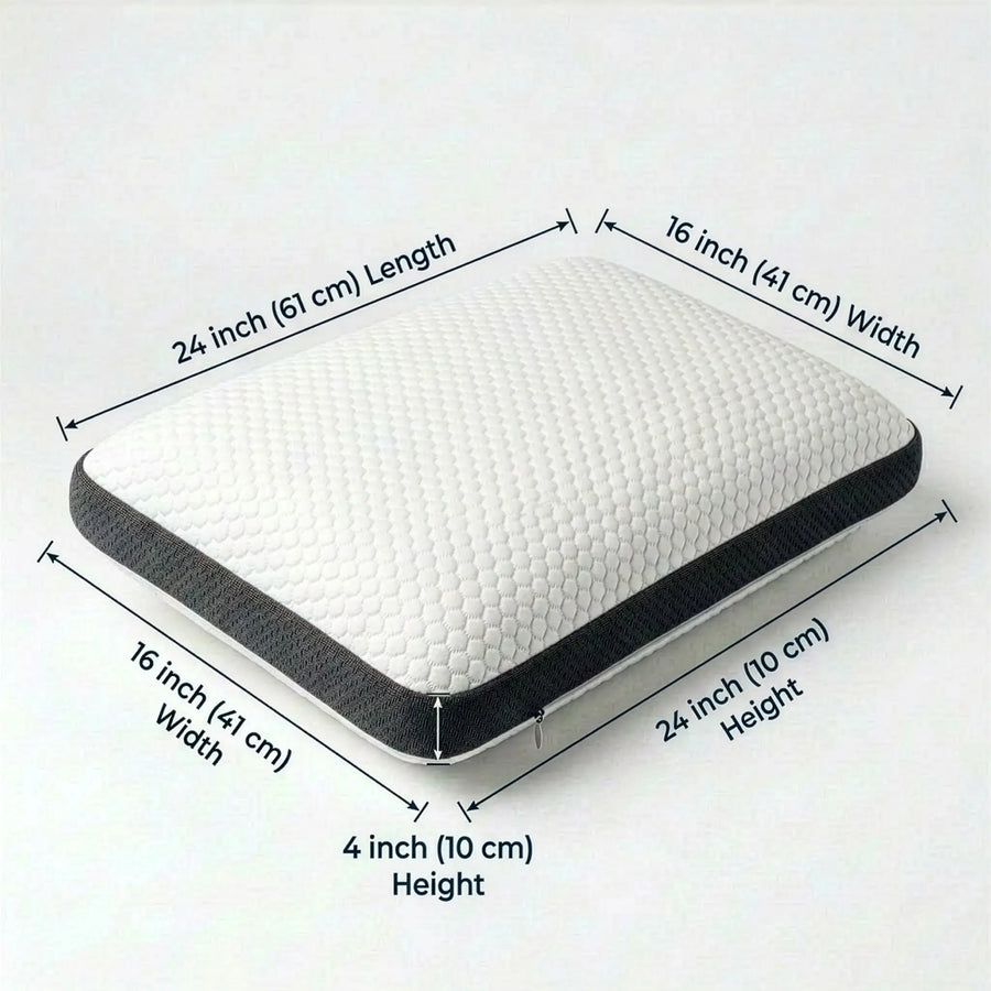 Cosymor cooling pillow bamboo soft cover texture close-up