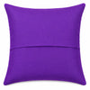 Purple Geometric Boho Cushion Cover Set of 2 - 16X16 Inch Cosymor