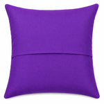 Purple Geometric Boho Cushion Cover Set of 2 - 16X16 Inch Cosymor