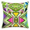 Parrot Green Geometric Boho Cushion Cover Set of 2 - 16X16 Inch Cosymor