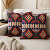 Beige Multi Turkish Design Cotton Cushion Cover Set of 2 – 16x16 Inch