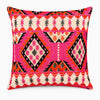 Pink Multi Tribal Boho Inspired Geometric Cushion Cover Set of 2 - 16X16 Inch Cosymor