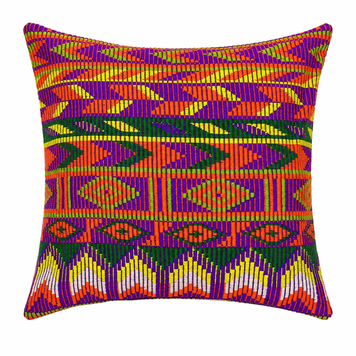 Multi Arrow ZigZag Geometric Boho Cushion Cover Set of 2 - 16X16 Inch Cosymor