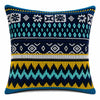 Boho Inspired Stripe Square Cotton Cushion Cover Set – 16x16 Inch Cosymor