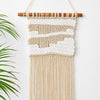 Hand-Knotted Woven Macrame Wall Hanging – Off White