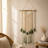 Sage Green Boho Macrame Wall Hanging