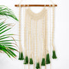 Sage Green Boho Macrame Wall Hanging