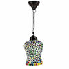 Ceramic Moroccan Mosaic Glass Lantern – Assorted Colours