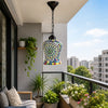 Ceramic Moroccan Mosaic Glass Lantern – Assorted Colours