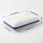 Cosymor memory foam pillow ergonomic support for head and neck alignment
