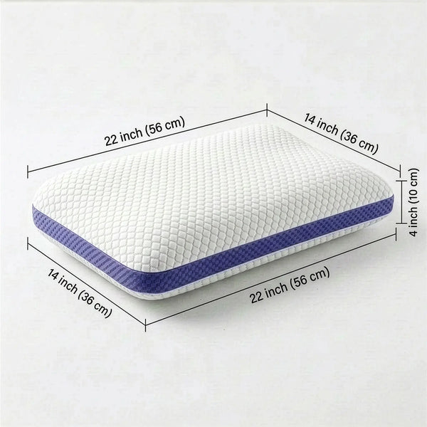 Cosymor memory foam pillow ergonomic support for head and neck alignment