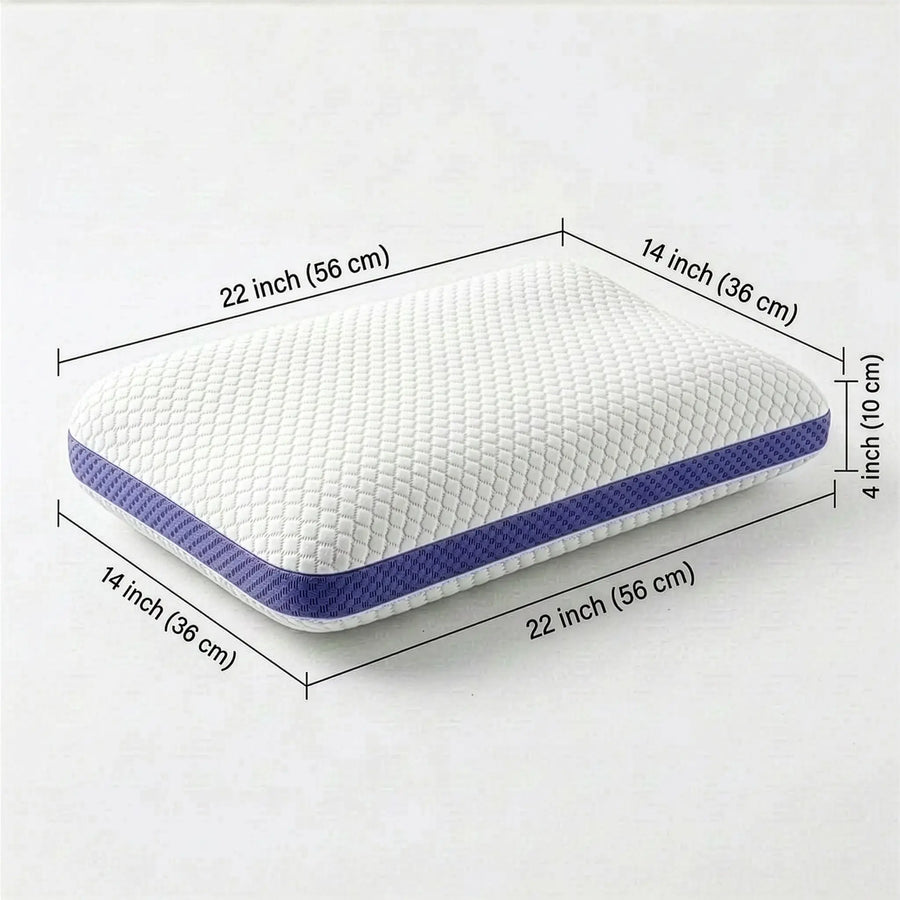 Cosymor memory foam pillow ergonomic support for head and neck alignment
