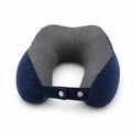 Cosymor purple U-shape memory foam travel neck pillow main product view
