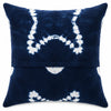 Navy Medallion Tie Dye Boho Cushion Cover Set – 16x16 Inch Cosymor