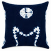 Navy Medallion Tie Dye Boho Cushion Cover Set – 16x16 Inch Cosymor
