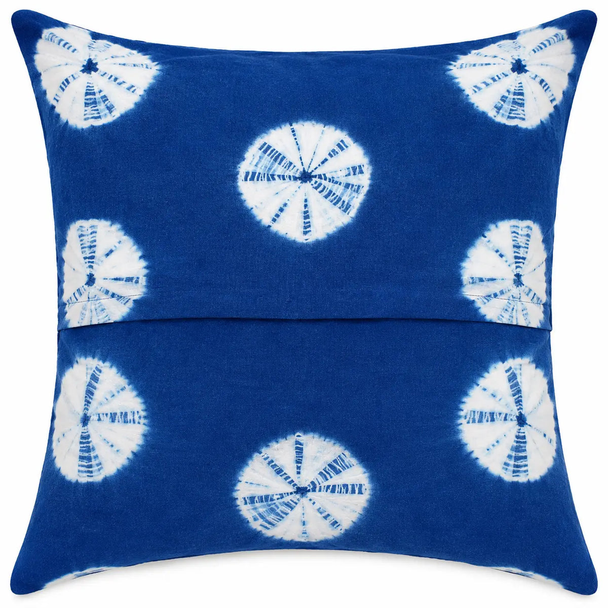 Blue Medallion Tie Dye Boho Sofa Cushion Cover Set  – 16x16 Inch Cosymor