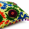 16X16 Inch Yellow Sunflower Embroidered Cushion Covers Set for Sofa Chair Cosymor