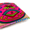 16X16 Inch Terracotta Hamsa Embroidered Cushion Covers Set for Sofa Chair
